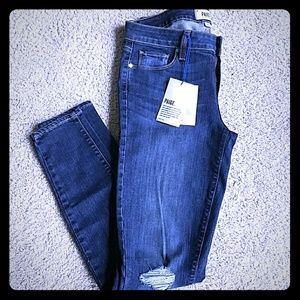 Paige Verdugo Ultra Skinny Destructed Jeans
